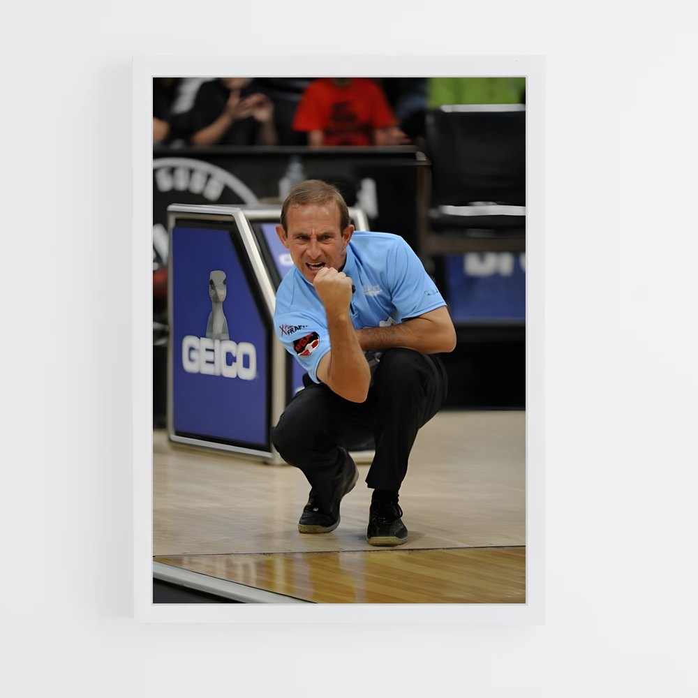 Poster Le Dunk de Norm – affiche Bowling (vue 3)
